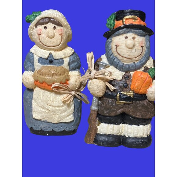 Thanksgiving Figures Set of 5 Table Top Decor - Picture 3 of 8